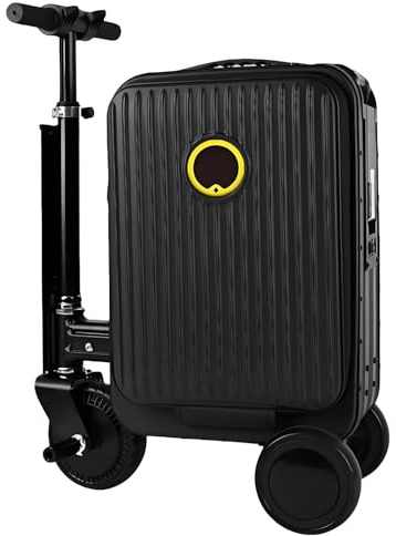 Generisch Elektrischer Reisekoffer 20L, Leichtgewicht Reisekoffer mit Teleskopgriff, Digitale Verriegelung, wasserfest, verbesserte Backup-Funktion, leichtes Luggage-Scooter