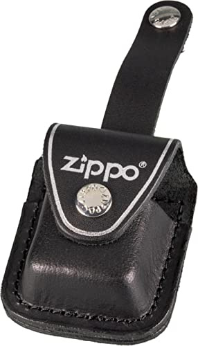 Zippo Black Leather Lighter Case 859005
