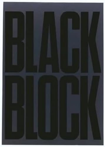 Exacompta 5702E 5er Pack Schreibblock Black Block mit 70 Blatt hochwertiges gelbes Papier von Clairefontaine, liniert, DIN A4 Collageblock Schulblock Papierblock