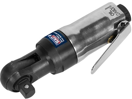 Sealey Sa231 Air Ratchet Wrench 3/8Sq Drive Super Stubby