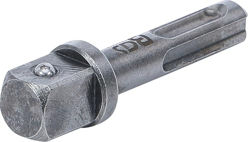 BGS 8214-1 | Steckschlüssel-Adapter | 65 mm | SDS auf 12,5 mm (1/2) | Außenvierkant 12,5 mm (1/2) | zur Adaptierung von Steckschlüssel-Einsätzen auf SDS-Maschinen