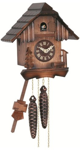 Engstler Quarz Kuckucksuhr Schwarzwaldhaus EN 420/1 Q