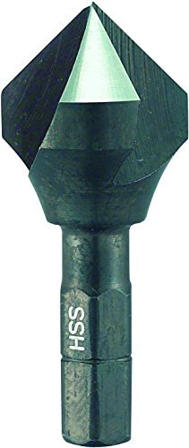 alpen HSS Kegelsenker, 90 Grad, 1/4 Zoll Sechskant-Schaft, Durchmesser M 6 mm, 12,4 mm, 72001240100