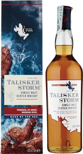 Talisker Highland Storm Single Malt Whisky Coffret avec 2 Verres 700 ml
