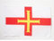 AZ FLAG - Drapeau Guernesey - 45x30 cm - Pavillon Anglais 100% Polyester Avec Deux Cordelettes - 20g