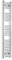 companyblue 300mm Wide Chrome Heated Towel Rail Radiator Flat Ladder for Stylish Bathroom (300 x 1400 mm)