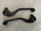 COPPIA LEVE sagomate vespa 50 special 125 primavera nere alluminio