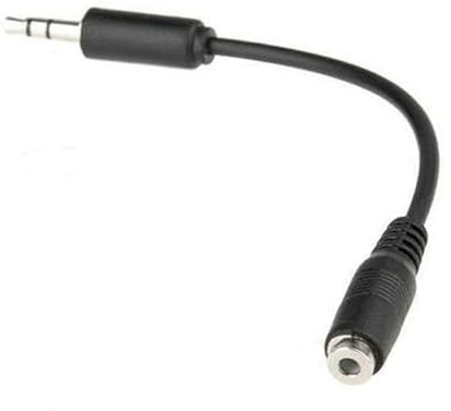 2.5mm Female to 3.5mm Male Jack Stereo Audio Cable Adapter