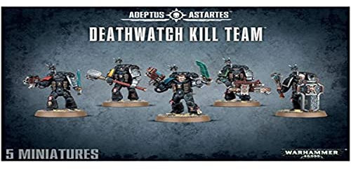 Games Workshop 99120109001 Warhammer 40,000 Deathwatch Kill Team Action Figure, Black