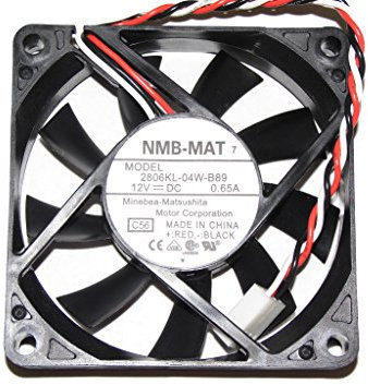 Ventilateur de projecteur 3 fils 2806KL-04W-B89 C56 12 V 0,65 A 7 cm