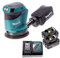 Makita DBO180Z 18V Li-ion Random Orbit Sander Body + 2 x 5Ah Batteries & Charger