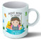 Planetacase - Taza limpiadora - Regalo Original - Cerámica 330 mL - Taza Desayuno Apta para Microondas y Lavavajillas - hogar Limpieza empleada - Resistente a Lavados