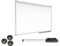 ALLboards Magnetisches Whiteboard 60x45cm Magnettafel mit Aluminiumrahmen und Stifteablage, Weiß Magnetisch Tafel, Trocken Abwischbar, Wiederbeschreibbar Weißtafel