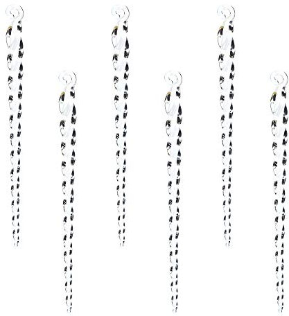 Marolin 6er Set Eiszapfen, Weiß