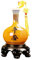 SHUTING2020 Vases Décoratifs 14.9 Pouces Jaune en céramique Vase en céramique Salon Maison décoration rétro Style Chinois Vase Cadeau de Mariage Vase en Verre Vase à Poser au Sol (Size : Yellow)