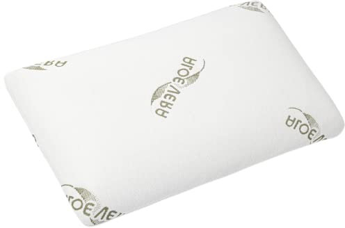 Sleeptime Orthopädisches Nackenstützkissen - Kopfkissen aus druckausgleichendem Visko-Gelschaum (Memory Foam) mit Aloe Vera-Bezug - Kissen in 70x40cm - Höhe 12cm