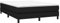 vidaXL Cadre à sommier tapissier en Tissu Noir 140 x 190 cm, lit, Meuble de Couchage, sommier tapissier, Cadre de lit, lit Double, sommier tapissier, Lits, berceaux