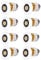 8PCS Shower Door Rollers Runners Wheels，27mm Sliding Shower Doors Wheels, Replacement Part Bathroom Glass Door, Shower Parts Runner Sliding Shower Door Roller Wheel