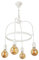 lux.pro Hängelampe Llandudno Pendelleuchte 4 x E27 Weiß Hängeleuchte Wohnzimmer 4-flammig industrial Metall Deckenlampe hängend