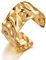 WOWORAMA Hammered Gold Cuff Bracelet for Women Trendy Boho Wide Chunky Open Bangle Bracelets Vintage Gold Statement Bracelet Adjustable Arm Cuffs