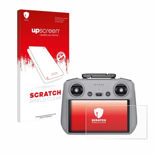 upscreen Schutzfolie für DJI RC 2 – Made in Germany, Kristall-klar, Kratzschutz, Anti-Fingerprint