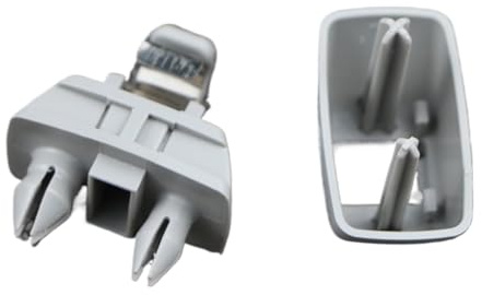 JOBOUND Grau Sonnenblende Clip Innen Sonnenblende Haken Clip Halterung for Audi A6 C6 C7 A7 A8 for Passat for Jetta Polo Fabia 4G0857562 4F0857562 (Size : Sun Visor Clip)