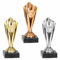 Tris Coppe Fantacalcio | Set 3 Trofei Calcio Personalizzati con Targhetta in Alluminio Stampata – Oro, Argento, Bronzo – Premi Prima, Seconda e Terza Classifica Fantalega