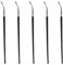 5Pcs Pinceau Eyeliner, Pinceau Fin Pour Eye-Liner, Pinceaux De Maquillage Multifonctions Courbés à Angle Outil Cosmétique pour Correcteur Application Gel Eyeliner