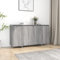 BaraSh Sideboard Grau Sonoma 135x41x75 cm Holzwerkstoff Sideboard Wohnzimmer Buffetschrank Cabinet MöBel Wohnzimmer