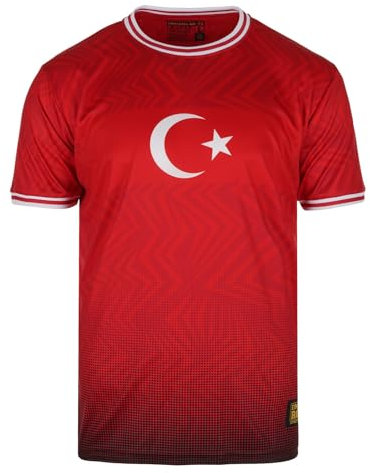 Fußballtrikots, Fußball Trikot Türkei, Nationalmannschaften, Fan-Trikot, Türkei Trikot - Fußball T-Shirt (XL)