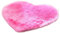 Grtheenumb Heart Shaped Rug Soft Long Plush Fluffy Floor Mat Anti-slip Decorative Door Carpet, heart shaped rug