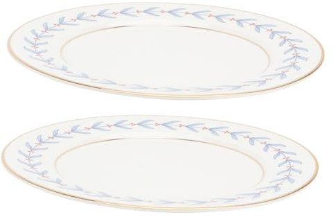 Garneck 2st Blattkeramikplatte Teller Gericht Vintage-teller Obsttablett Dekorative Servierplatten Steakplatte Speiseteller Schmuckschale Dessert-tablett Japanische Vorspeisenteller Blue