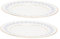 Garneck 2st Blattkeramikplatte Teller Gericht Vintage-teller Obsttablett Dekorative Servierplatten Steakplatte Speiseteller Schmuckschale Dessert-tablett Japanische Vorspeisenteller Blue
