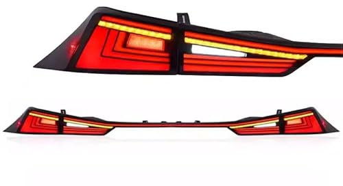 AIMXGBPS Auto Rücklicht für Lexus is 250 300 350 2013-2022, Beleuchtung Rückleuchtenglas Lichtscheibe Glas | Rechte u. Linke Seite | Rücklichtern Ersatz