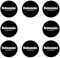 Sammys Shirt Store 24 Stück Aufkleber 4cm rund Biodeutscher Echte Deutsche Wertarbeit Sticker Sparpack gut haftend Aktiv Werden 4 cm