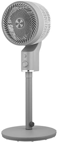 ABRILA Ventilador De Pie Talamo Gris/cromo 50w 3 piezas ventilador