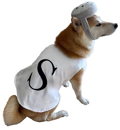 CheetahBoo Salt Shaker Headpiece and Cape for Dogs - XS Small XXL Outfit Funny Cosplay Halloween 2025 Costumes, L