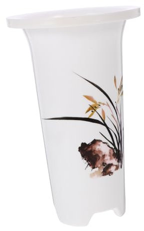 Veemoon 2er Set Orchideen-Blumentöpfe Im Chinesischen Stil Aus Kunstharz Und Keramik – Hochwertige Pflanzgefäße Für Kinderzimmer - Desktop Und Ideal Für Ihre Pflanzenkunst