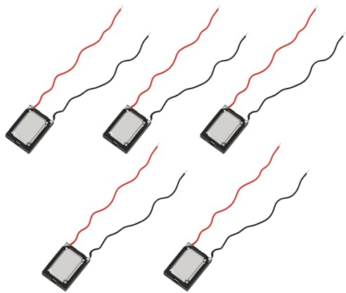 OTOTEC 5 Stück Lautsprecher 3x11x15mm Kompatibel mit Piko Kompatibel mit Roco 6 Ohm 0,7W Line