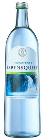 Hornberger Lebensquell Mineralwasser, medium, 1,0l
