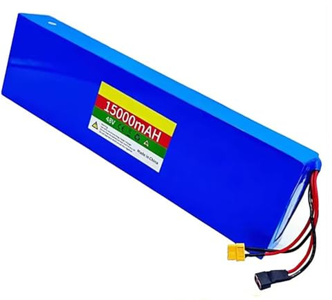Batteria per Bicicletta Elettrica 48V 15Ah E-Bike Batterie avec Chargeur, 48V 13S4P Batteries Haute Puissance pour 200W 350W 500W 750W Moteur