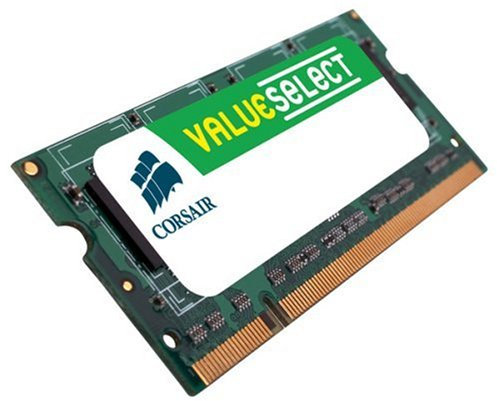 Corsair 512MB DDR2 SDRAM SO-DIMMs memoria 0,5 GB 533 MHz
