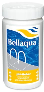 Bellaqua pH-Heber Granulat (1 kg) zur Anhebung des pH-Wertes im Poolwasser - einfache Dosierung, schnell & effektiv
