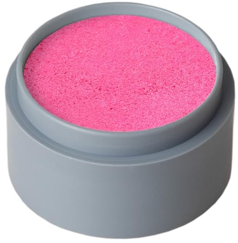Grimas Water Make-up Pearl, 15ml, pink, glänzende Wasserschminke für Gesicht und Körper, trocknet schnell, starke deckkraft, sehr verträglich