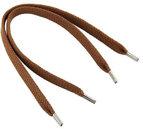 REMA 1 Paar Schnürsenkel Hellbraun - flach - ca. mm breit von 20 cm - 300 cm (75 cm)