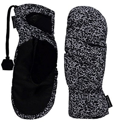 O'Neill Damen Handschuh All Mountain Mittens, Black AOP w/White, M