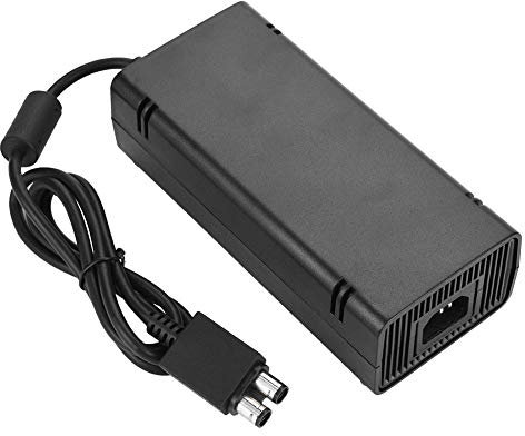 Bewinner Adaptador de Corriente Universal Portátil Cable de Adaptador de CA para Cargador para 360 Adaptador de Alimentación de CA Slim, Fuente de Alimentación con Indicador LED(EU pulg)