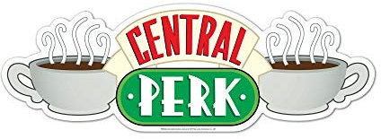 Star Cutouts Ltd WA052 Central Perk Découpe Murale en Carton Parfaite pour Les Fans de la série TV Friends et Les collectionneurs 32 cm de Haut 93 cm de Large