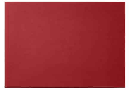 Eglooh - Clio - Schreibtischunterlage Leder Hellrot cm 70x50 - Widerstandsfähige Struktur aus Stahl, raffinierte handwerkliche Nähten und rutschfester Boden - Made in Italy