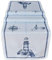 Raebel OHG Leuchtturm Tischdecke Maritim Decke Zierdecke Tischdeko Nautik Gartendecke 100% Polyester (40 x 140 cm Tischläufer)